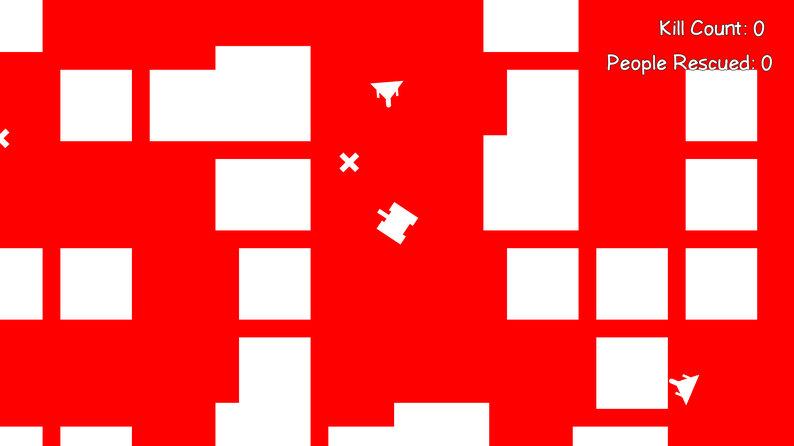 A picture of a shooter game I made.
